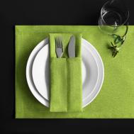 Комплект кувертов Ибица цвет: зеленый (10х24 см - 4 шт) PASIONARIA