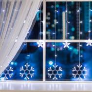 Гирлянда Снежинки (240х90 см) luazon lighting