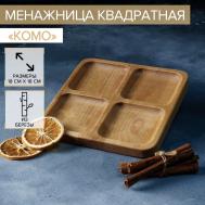 Менажница Комо (18х18х2 см) Доляна