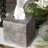 Коробка для салфеток Данфорд цвет: серый (14х14х15 см) Togas