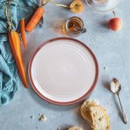Набор тарелок Stoneware цвет: коричневый (26х3х17 см - 4 шт) Арья