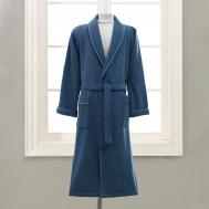 Банный халат Alena цвет: голубой (L) Soft cotton