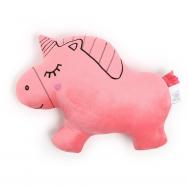 Декоративная подушка-игрушка Единорог цвет: розовый (38х48) Этель