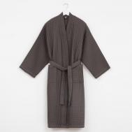 Банный халат Boho цвет: серо-коричневый (XL) Этель