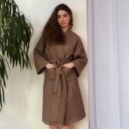 Банный халат Boho цвет: мокко (S) Этель