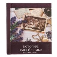 Фотоальбом История нашей семьи в фотографиях (29,2х25х3,5 см) Сима-ленд