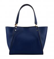 Женская сумка шоппер , синяя Maison Pourchet