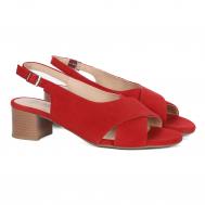 Женские туфли с открытым мыском/открытой пяткой , красные Ara