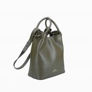 Женская сумка хобо , зеленая CHARLOTTE