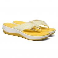 Женские вьетнамки , желтые Clarks