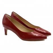 Женские туфли-лодочки , красные Clarks