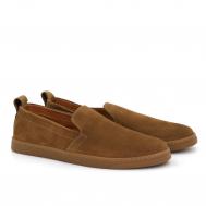 Мужские слипоны , коричневые Clarks