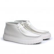 Мужские полуботинки , белые Clarks