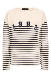Хлопковый пуловер Weekend Max Mara