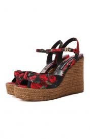 Текстильные босоножки Lolita 85 Dolce&Gabbana