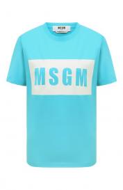 Хлопковая футболка MSGM