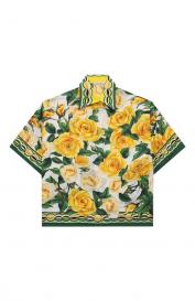 Шелковая рубашка Dolce&Gabbana