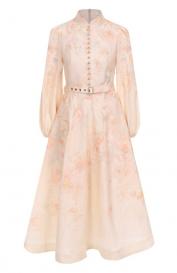 Льняное платье ZIMMERMANN