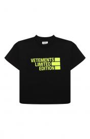 Хлопковая футболка Vetements