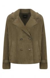 Замшевая куртка Weekend Max Mara