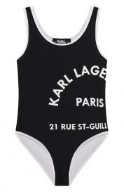 Слитный купальник KARL LAGERFELD KIDS