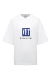 Хлопковая футболка Vetements