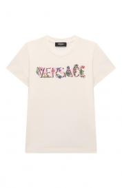 Хлопковая футболка Versace