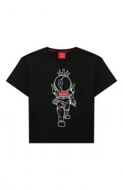 Хлопковая футболка Sprayground