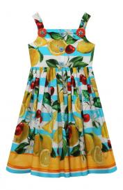 Хлопковый сарафан Dolce&Gabbana
