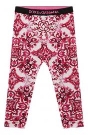 Хлопковые легинсы Dolce&Gabbana