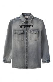 Джинсовая рубашка Vetements