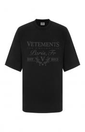 Хлопковая футболка Vetements