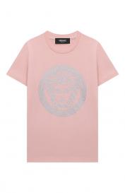 Хлопковая футболка Versace