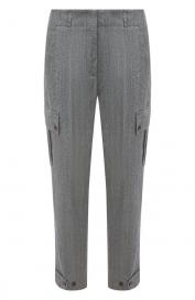 Брюки из шерсти и вискозы KITON