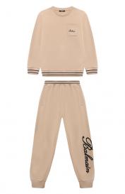 Комплект из свитшота и брюк Balmain