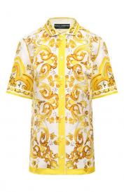 Шелковая рубашка Dolce&Gabbana