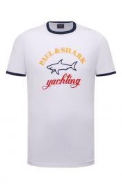 Хлопковая футболка PAUL&SHARK