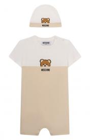 Комплект из песочника и шапки Moschino