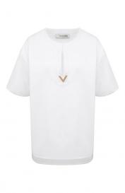 Хлопковая футболка Valentino