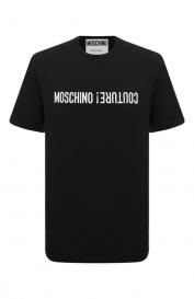Хлопковая футболка Moschino