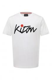 Хлопковая футболка KITON