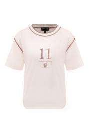 Хлопковая футболка Giorgio Armani