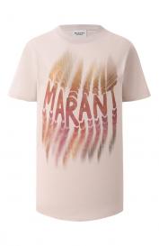 Хлопковая футболка ISABEL MARANT ETOILE