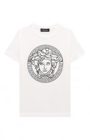 Хлопковая футболка Versace