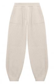 Джоггеры из шерсти и кашемира Brunello Cucinelli