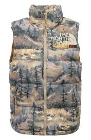 Пуховый жилет The North Face x Gucci