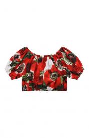 Хлопковый топ Dolce&Gabbana