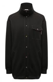 Куртка из хлопка и шелка Brunello Cucinelli