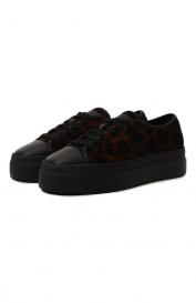 Кожаные кеды Santoni