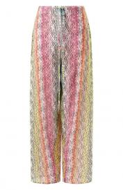 Брюки из хлопка и шелка Missoni